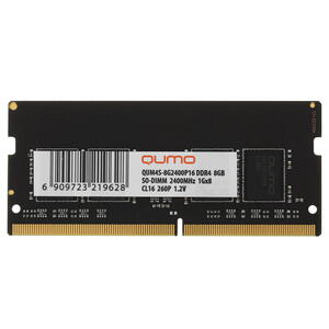 Оперативная память SO-DIMM QUMO QUM4S-8G2400P16 DDR4 8Гб – фото