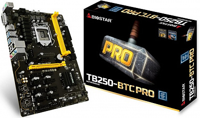 Материнская плата BIOSTAR TB250-BTC PRO – фото