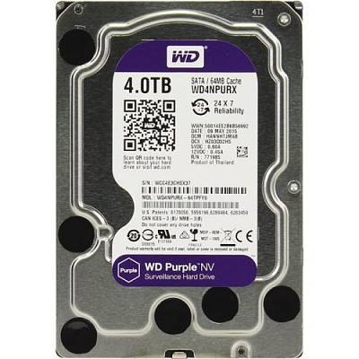 Жесткий диск WD PURPLE WD4NPURX 4Тб #2 – фото
