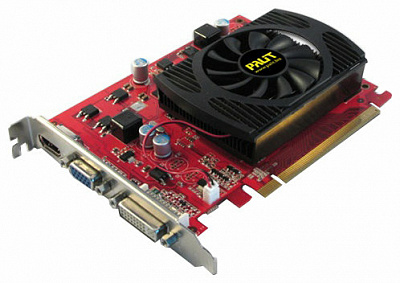 Видеокарта PALIT GEFORCE GT220 1Гб GDDR3  – фото
