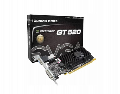 Видеокарта EVGA GEFORCE GT520 1Гб – фото