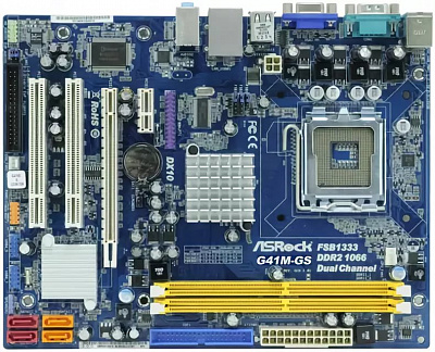 Материнская плата ASROCK G41M-GS – фото