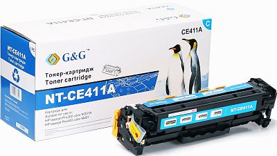 Картридж G&G NT-CE411A голубой – фото