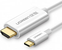 Кабель UGREEN MM121 USB-C-HDMI WHITE (Новый) – фото