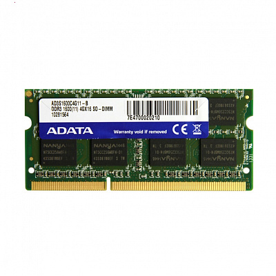 Оперативная память SO-DIMM ADATA  AM1U16BC4P2-B19N DDR3 4Гб – фото