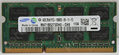 Оперативная память SO-DIMM SAMSUNG DDR3 4Гб – фото