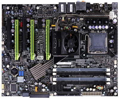 Материнская плата EVGA NFORCE 780I SLI – фото