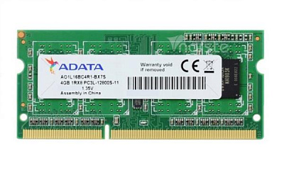 Оперативная память SO-DIMM ADATA  AO1L16BC4R1-BUES DDR3L 4Гб – фото