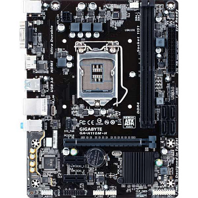 Материнская плата GIGABYTE GA-H110M-H – фото