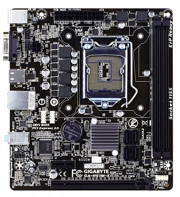 Материнская плата GIGABYTE GA-H61M-S – фото