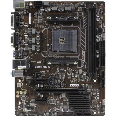 Материнская плата MSI A320M PRO-E – фото