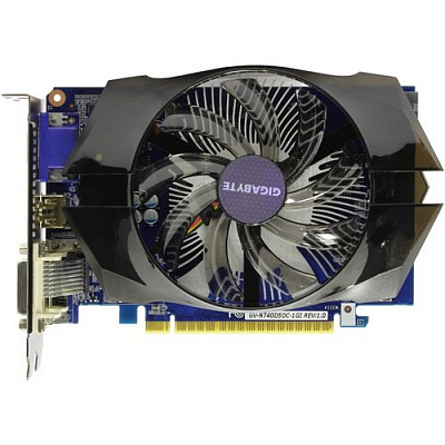 Видеокарта GIGABYTE GEFORCE GT 740 1Гб – фото