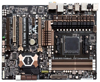 Материнская плата ASUS SABERTOOTH 990FX – фото
