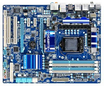 Материнская плата GIGABYTE GA-P55A-UD4 – фото