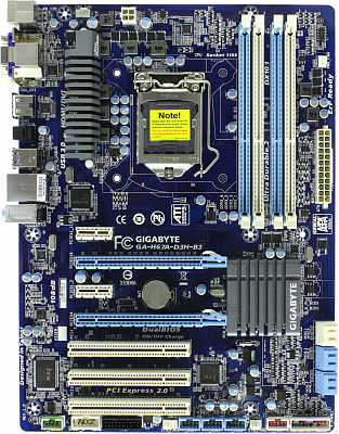 Материнская плата GIGABYTE GA-H67A-D3H-B3 – фото