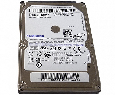 Жесткий диск для ноутбука SAMSUNG HM500JI 500Гб – фото