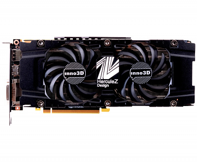 Видеокарта INNO3D GEFORCE GTX1080 TI HERCULEZ X2 11Гб – фото