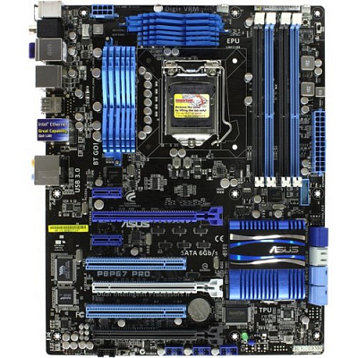 Материнская плата ASUS P8P67 PRO – фото