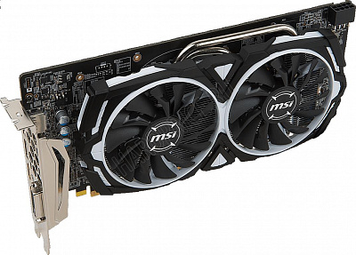Видеокарта MSI RADEON RX 580 ARMOR OC 8Гб(Новая) – фото