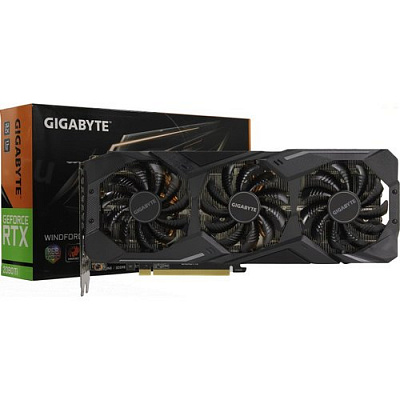 Видеокарта GIGABYTE GEFORCE RTX 2080 Ti WINDFORCE 11Гб – фото