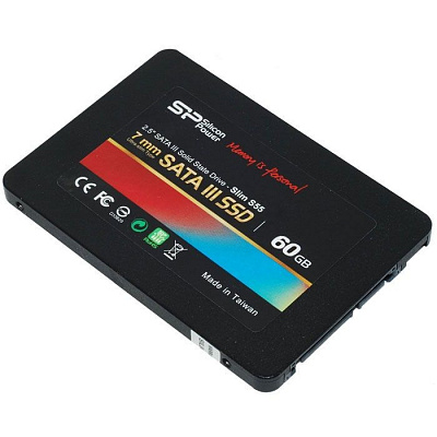 Накопитель SSD SILICON POWER SLIM S55 60Гб #1 – фото