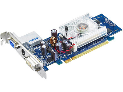 Видеокарта ASUS GEFORCE GT7300 256Мб – фото