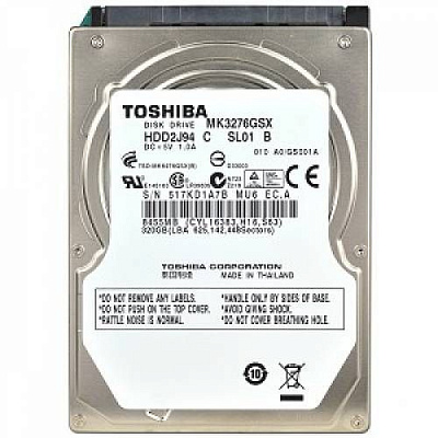 Жесткий диск для ноутбука TOSHIBA MK3276GSX 320Гб #2 – фото