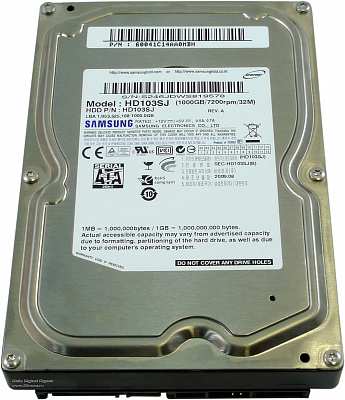 Жесткий диск SAMSUNG HD103SJ 1Тб #1 – фото