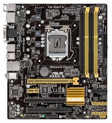 Материнская плата ASUS B85M-E – фото