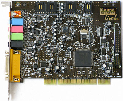 Звуковая карта CREATIVE SOUND BLASTER LIVE! 5.1 – фото