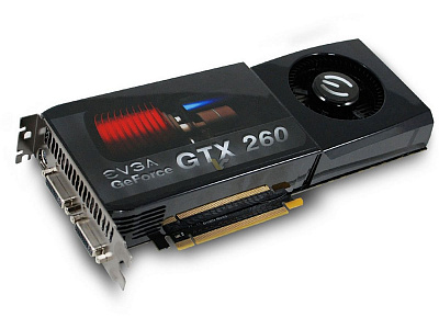 Видеокарта EVGA GEFORCE GTX260 896Мб – фото