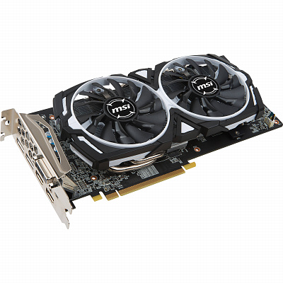 Видеокарта MSI RADEON RX 580 ARMOR OC 4Гб – фото