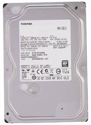 Жесткий диск TOSHIBA DT01ACA050 500Гб #3 – фото