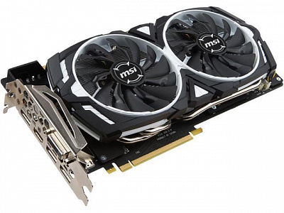 Видеокарта MSI GEFORCE GTX1080 ARMOR OC 8Гб – фото