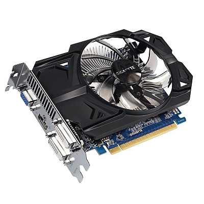 Видеокарта GIGABYTE GEFORCE GT440 1Гб – фото