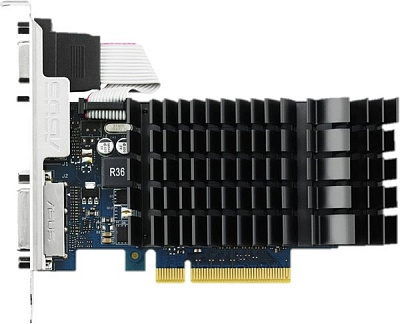 Видеокарта ASUS GEFORCE GT730 1Гб – фото