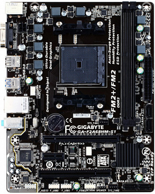 Материнская плата GIGABYTE GA-F2A68HM-S1 – фото