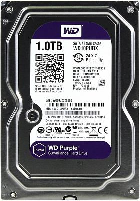 Жесткий диск WD WD10PURX 1Тб #3 – фото