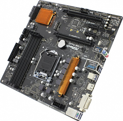 Материнская плата ASROCK H170M PRO4S – фото
