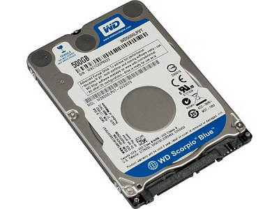 Жесткий диск для ноутбука WD WD5000LPVT 500Гб (Новый) – фото