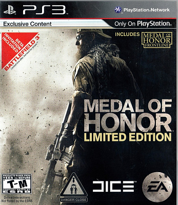 Игра MEDAL OF HONOR LIMITED EDITION (PS3) – фото