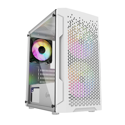 Корпус POWERCASE MISTRAL MICRO Z3W MESH LED (Новый) – фото