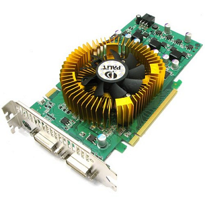 Видеокарта PALIT GEFORCE 9600GSO 384Мб – фото