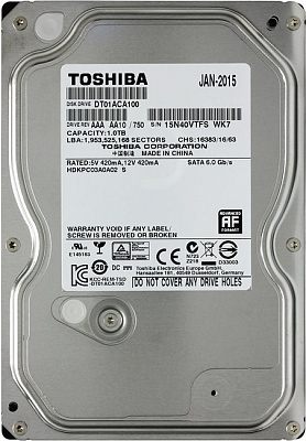 Жесткий диск TOSHIBA DT01ACA100 1Тб #1 – фото