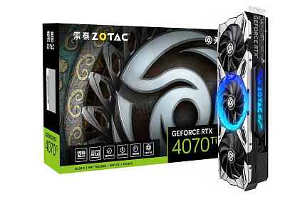 Видеокарта ZOTAC GEFORCE RTX 4070 Ti  APOCALYPSE 12Гб – фото