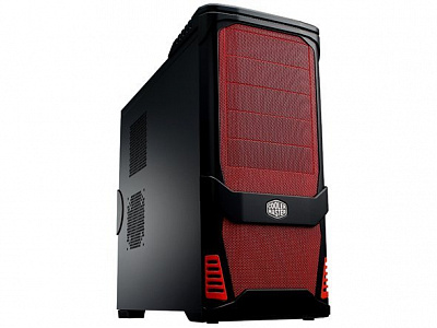 Корпус COOLER MASTER CM USP 100 BLACK/RED – фото
