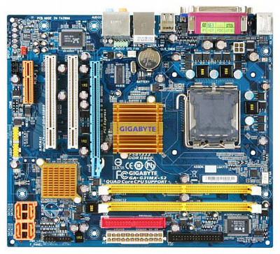 Материнская плата GIGABYTE GA-G31MX-S2 – фото