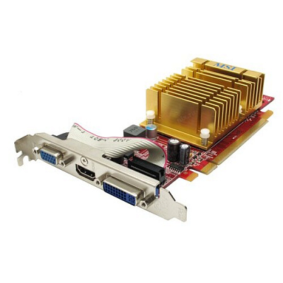 Видеокарта MSI RADEON HD4350 512МБ – фото