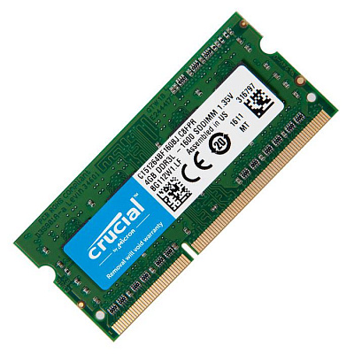 Оперативная память SO-DIMM CRUCIAL CT51264BF160B DDR3L 4Гб  – фото