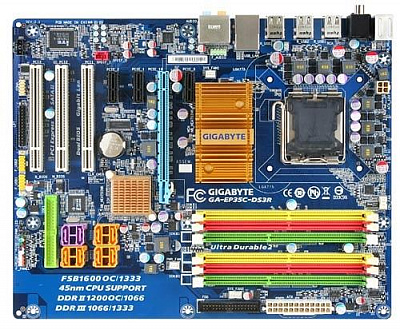 Материнская плата GIGABYTE GA-EP35C-DS3R – фото